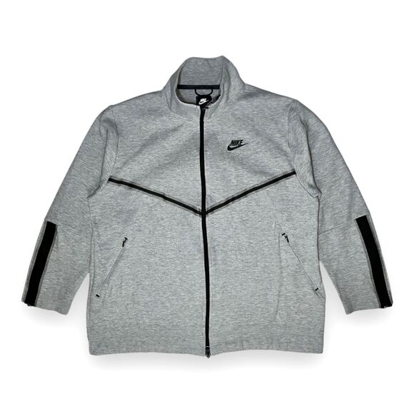 Nike Tech Fleece Windrunner Jacket Womens M Gray Full Zip EUC CW4296-063 - Picture 5 of 13